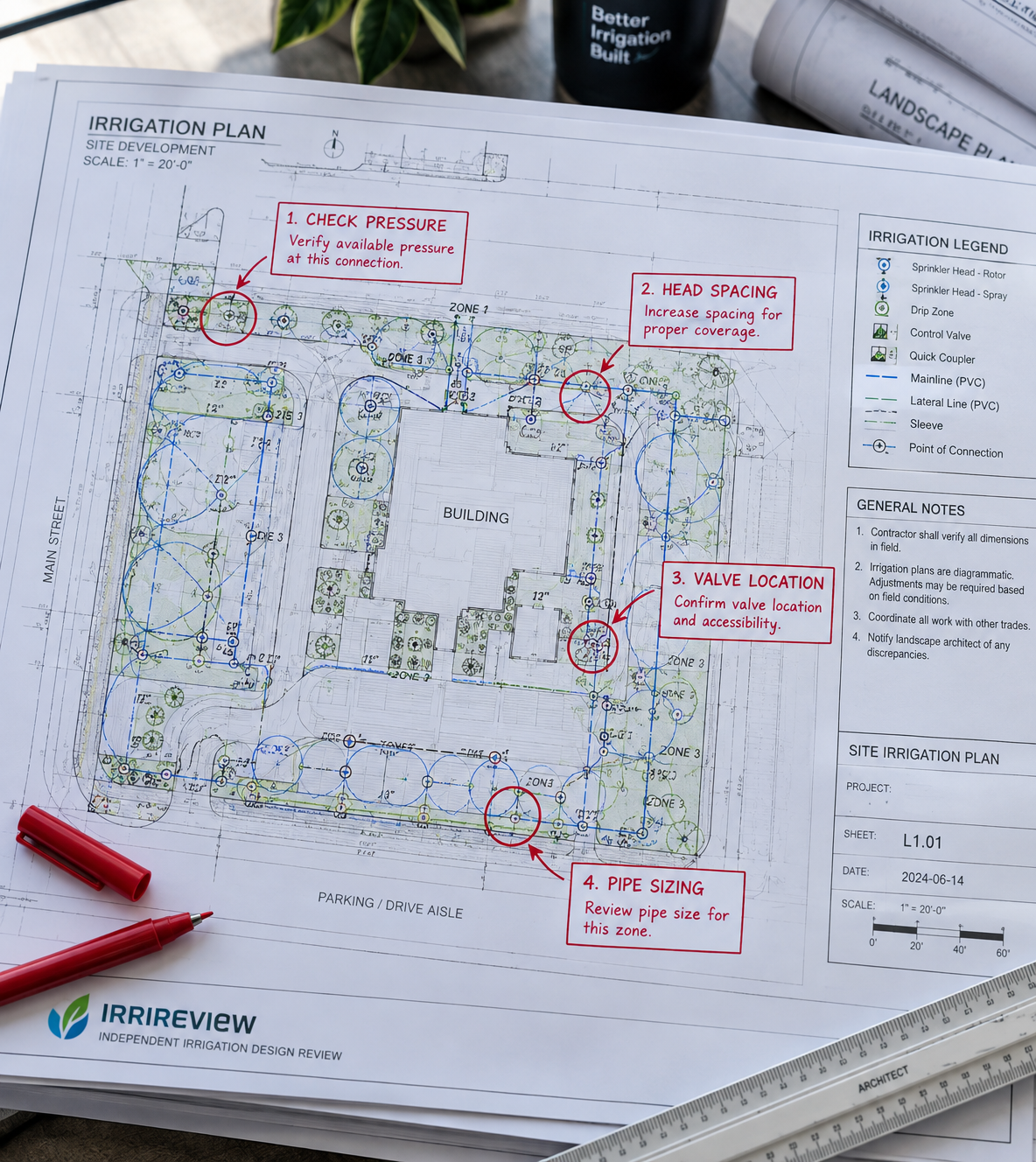 Sample irrigation review notes